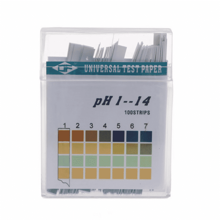 Papel indicador pH, escala 1-14