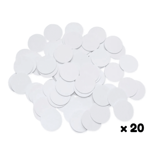 20x Etiqueta NFC Proximidad Moneda Rfid 13.56Mhz Ntag215 3