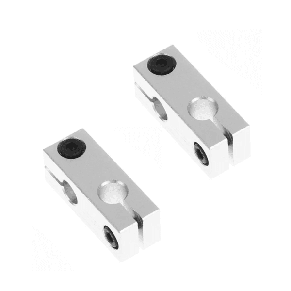 2x Abrazadera Conector Soporte Cruzado Eje 8x8 Cnc Aluminio