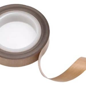Cinta Teflon Adhesivo Selladora Empacadora 25mm X 10m Ocre